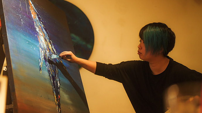 ライブペイント風景_神奈川葉山_C