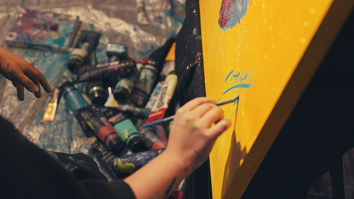 ライブペイント風景_兵庫西宮_C